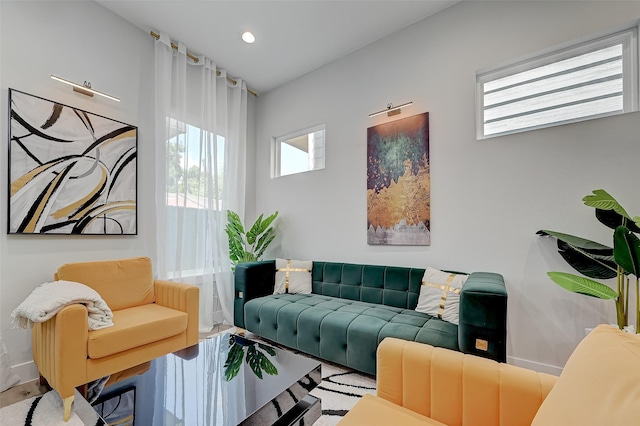 2105 Sam Wilson St Unit C, Houston, TX 77020 - living room with baseboards