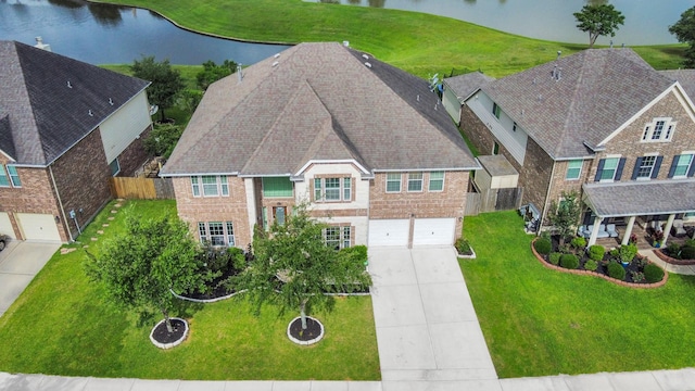 14311 Lakepointe Bend Ln, Cypress, TX 77429 - view from above of property featuring a nearby body of water