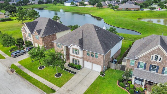 14311 Lakepointe Bend Ln, Cypress, TX 77429 - aerial perspective of suburban area featuring a nearby body of water
