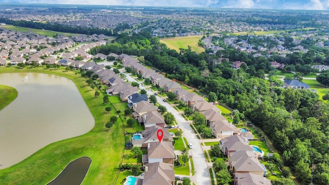 14311 Lakepointe Bend Ln, Cypress, TX 77429 - aerial view of property's location featuring nearby suburban area and a large body of water
