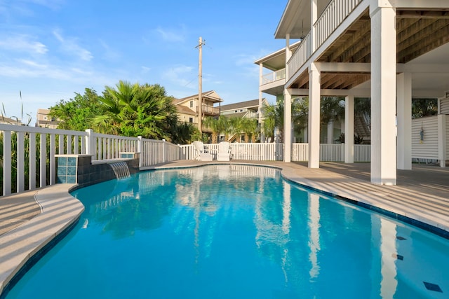 22516 Bay Point Dr, Galveston, TX 77554 - view of pool featuring a patio area