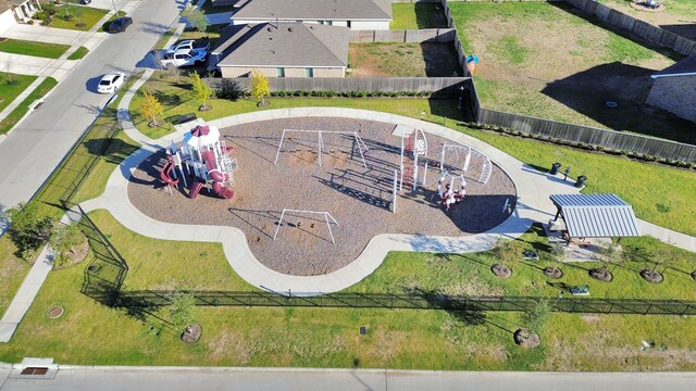 18110 Mendocino Ridge Ln, Hockley, TX 77447 - aerial view of a recreational park