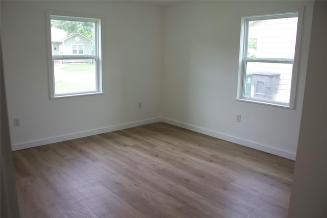 3922 Alsace St, Houston, TX 77021 - empty room with wood finished floors and baseboards