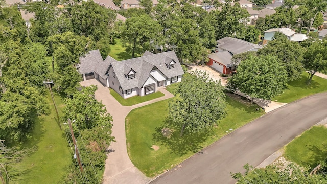 124 Rolling Wood Dr, Baytown, TX 77520 - aerial perspective of suburban area