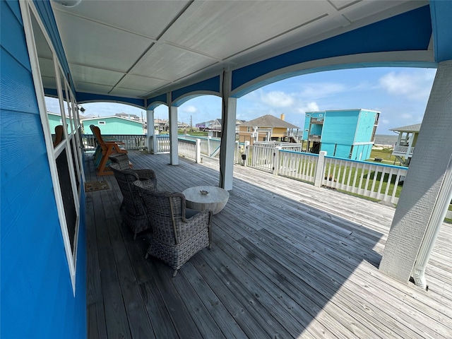 2108 Mills, Crystal Beach, TX 77650 - view of deck