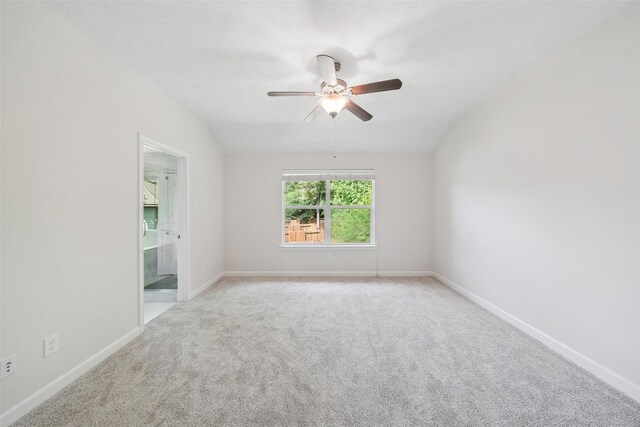 10 Fairlee Ct, The Woodlands, TX 77354 - empty room featuring carpet, ceiling fan, and baseboards
