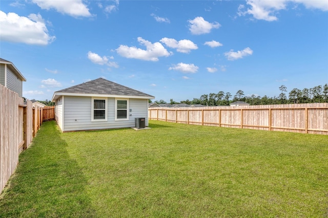 11947 Midas Ln, Willis, TX 77378 - view of yard featuring central air condition unit