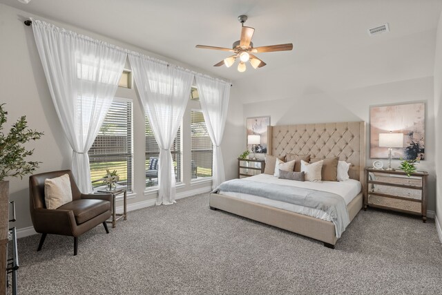 2915 Finch Ct, Katy, TX 77493 - carpeted bedroom featuring baseboards and ceiling fan