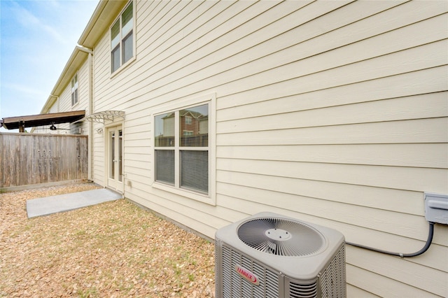 3721 Main Poplar Dr, Houston, TX 77025 - view of home's exterior with central AC unit