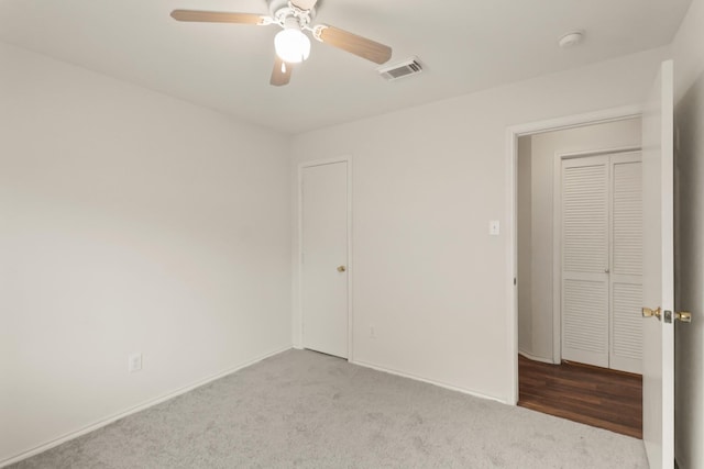 6427 Burdine Ct, Houston, TX 77085 - carpeted spare room with a ceiling fan, a smoke detector, and baseboards