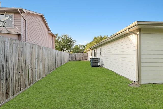 6427 Burdine Ct, Houston, TX 77085 - view of yard with central AC unit