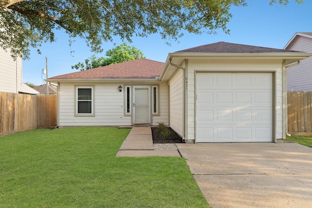 6427 Burdine Ct, Houston, TX 77085 - ranch-style home featuring driveway, roof with shingles, and a garage
