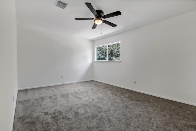 9602 Ballin David Dr, Spring, TX 77379 - unfurnished room featuring carpet floors, baseboards, and ceiling fan