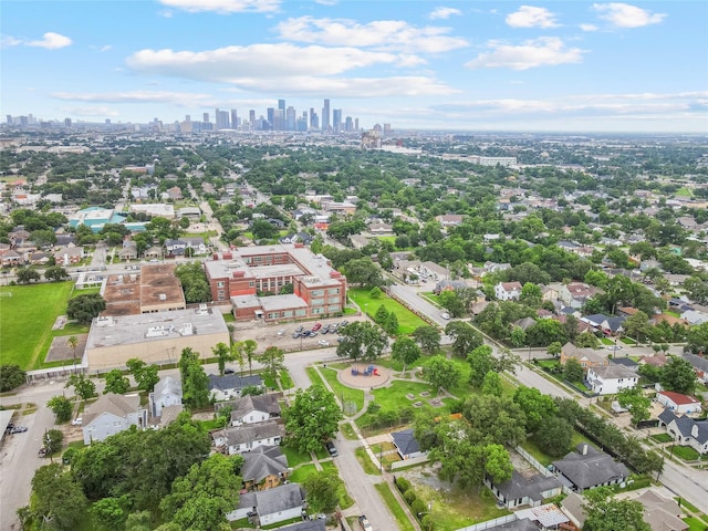 5115 Clay St, Houston, TX 77023 - bird's eye view of city skyline