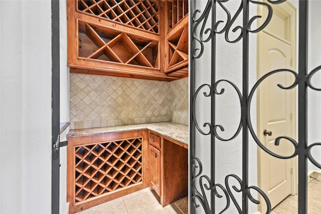 16610 Champagne Falls Ct, Spring, TX 77379 - wine room featuring light tile patterned floors