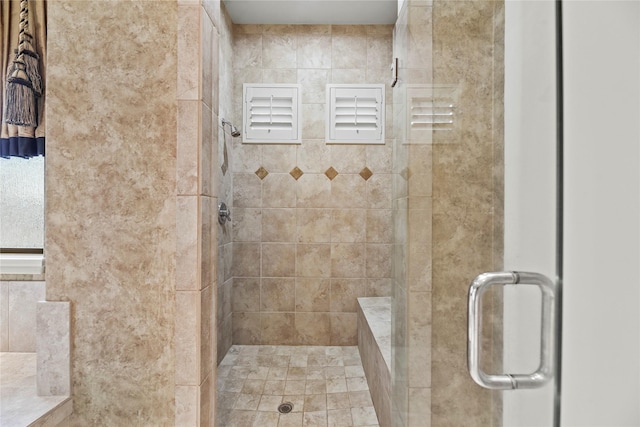 16610 Champagne Falls Ct, Spring, TX 77379 - bathroom with a stall shower