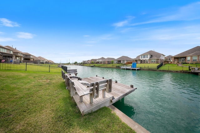 24103 Corinaldo Ct, Katy, TX 77493 - dock with a residential view and a water view