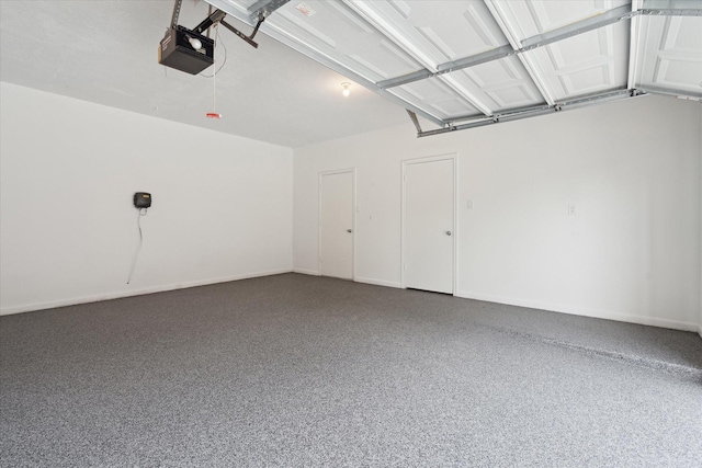 1438 Trace Dr, Houston, TX 77077 - garage featuring a garage door opener