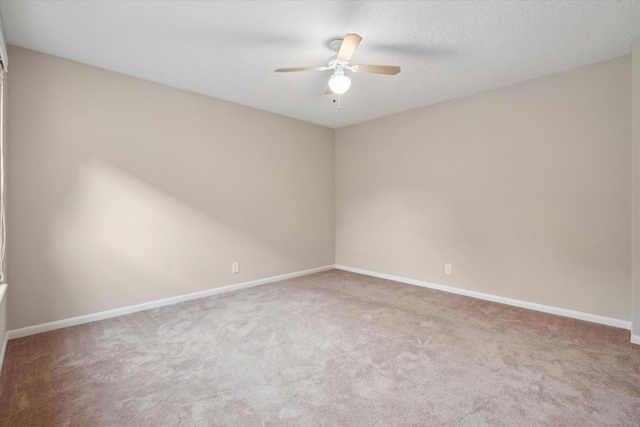 1438 Trace Dr, Houston, TX 77077 - spare room with carpet floors, ceiling fan, and baseboards