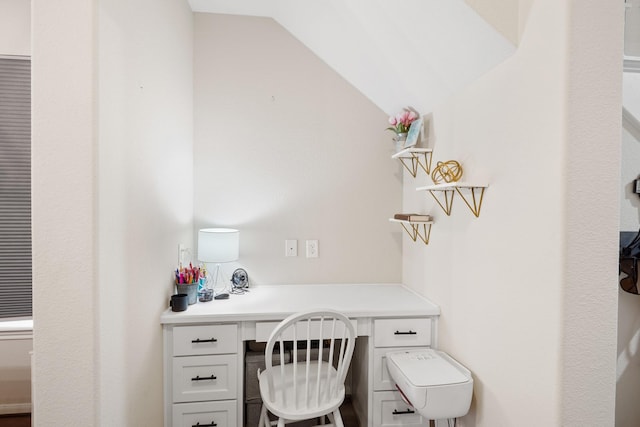 31110 Birch Mills Dr, Hockley, TX 77447 - home office with built in desk and lofted ceiling