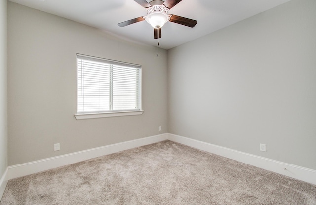 5726 Brancott Way, Houston, TX 77096 - spare room featuring carpet, a ceiling fan, and baseboards