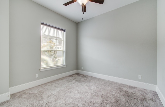 5726 Brancott Way, Houston, TX 77096 - spare room featuring carpet, a ceiling fan, and baseboards