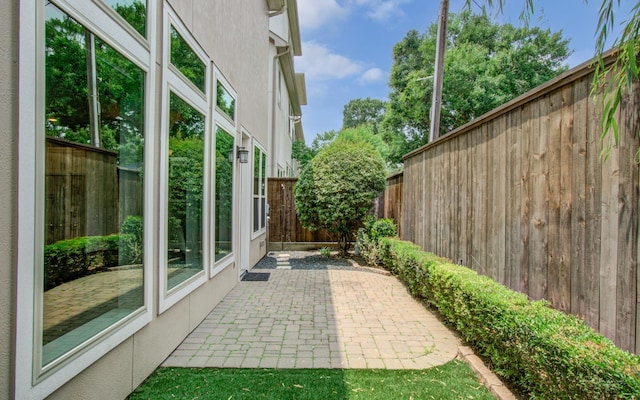 5726 Brancott Way, Houston, TX 77096 - fenced backyard featuring a patio area