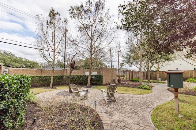 5726 Brancott Way, Houston, TX 77096 - view of yard featuring a patio