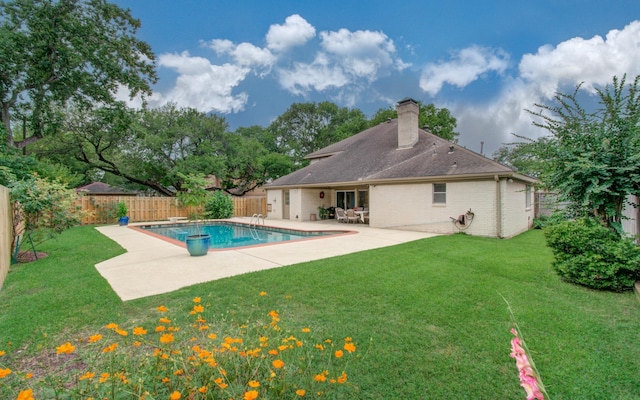6119 Bankside Dr, Houston, TX 77096 - view of swimming pool featuring a patio