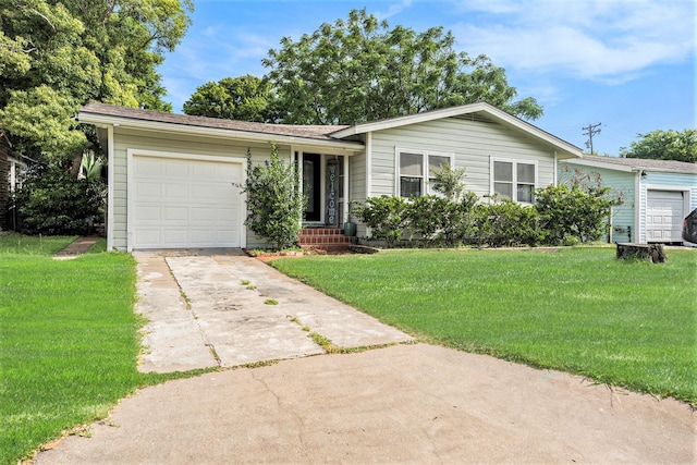 116 Whiting St, Galveston, TX 77550 - single story home with driveway, a garage, and a front yard