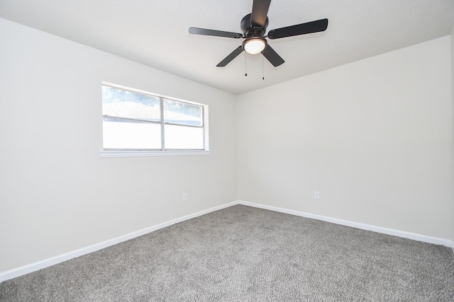 4618 Turf Valley Dr, Houston, TX 77084 - carpeted spare room featuring baseboards and a ceiling fan
