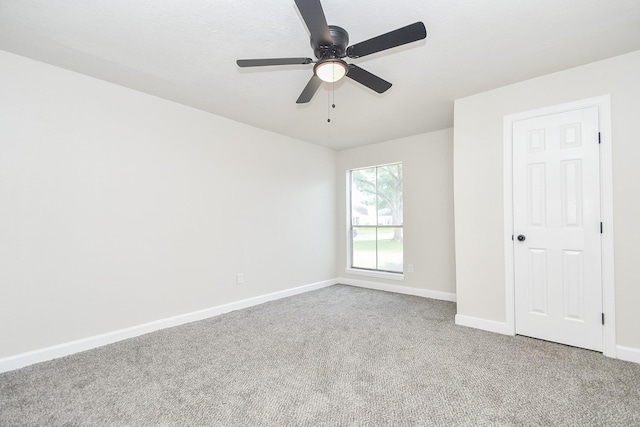 4618 Turf Valley Dr, Houston, TX 77084 - carpeted spare room featuring baseboards and ceiling fan