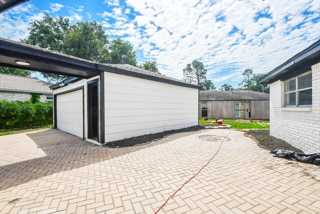 4618 Turf Valley Dr, Houston, TX 77084 - view of detached garage
