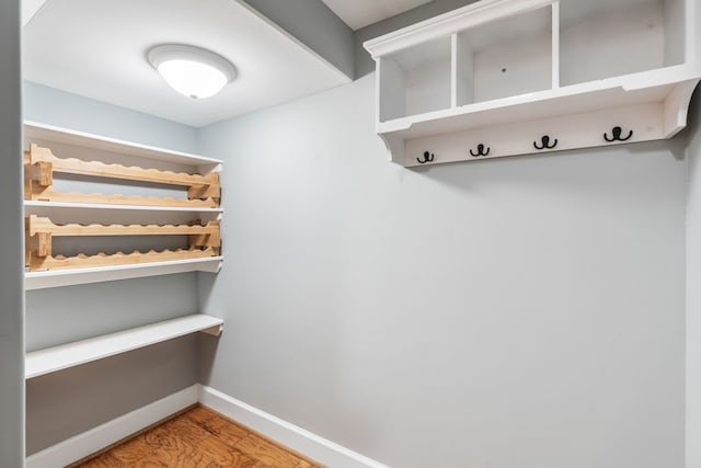 1510 Marshall St, Houston, TX 77006 - mudroom with baseboards and light wood finished floors