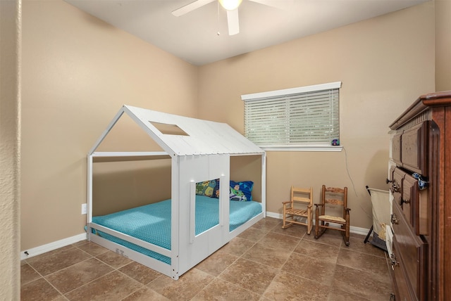 1027 Nantucket St, Pasadena, TX 77503 - bedroom with baseboards and a ceiling fan