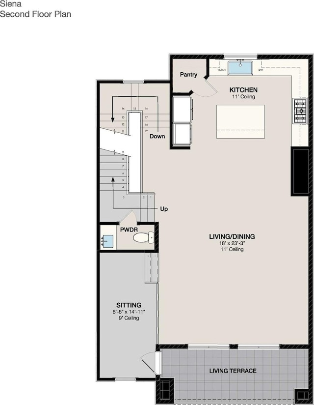 1932 Purswell Rd, Houston, TX 77055 - home floor plan