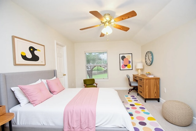 1902 Rosebay Ct, Sugar Land, TX 77479 - bedroom featuring light carpet, baseboards, and ceiling fan