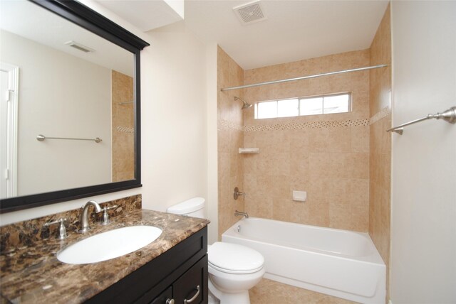 1902 Rosebay Ct, Sugar Land, TX 77479 - full bathroom with vanity, toilet, and bathing tub / shower combination