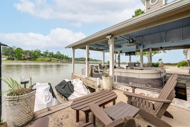 321 Marina Dr, Coldspring, TX 77331 - dock area with a water view