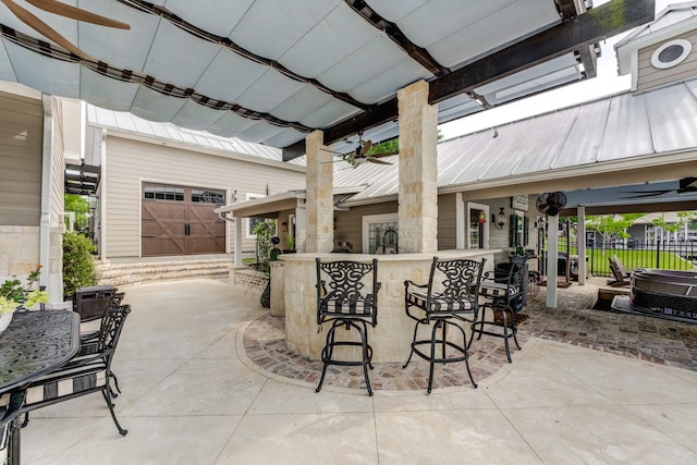 321 Marina Dr, Coldspring, TX 77331 - view of patio