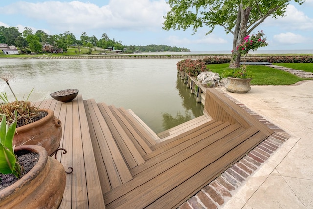 321 Marina Dr, Coldspring, TX 77331 - dock area featuring a water view