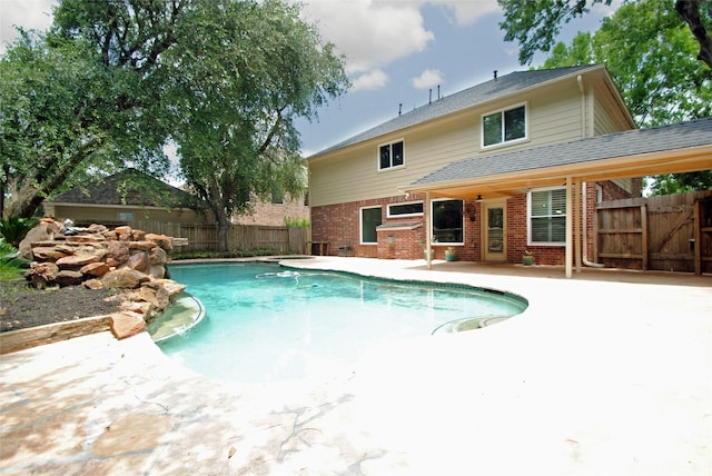 16611 Hope Farm Ln, Cypress, TX 77429 - view of pool featuring a patio area