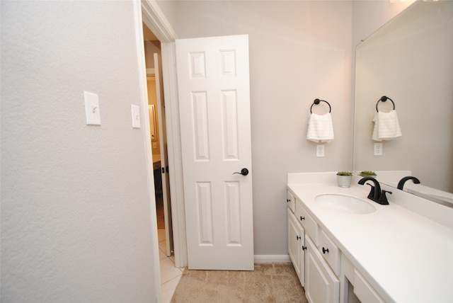 16611 Hope Farm Ln, Cypress, TX 77429 - bathroom with vanity and baseboards