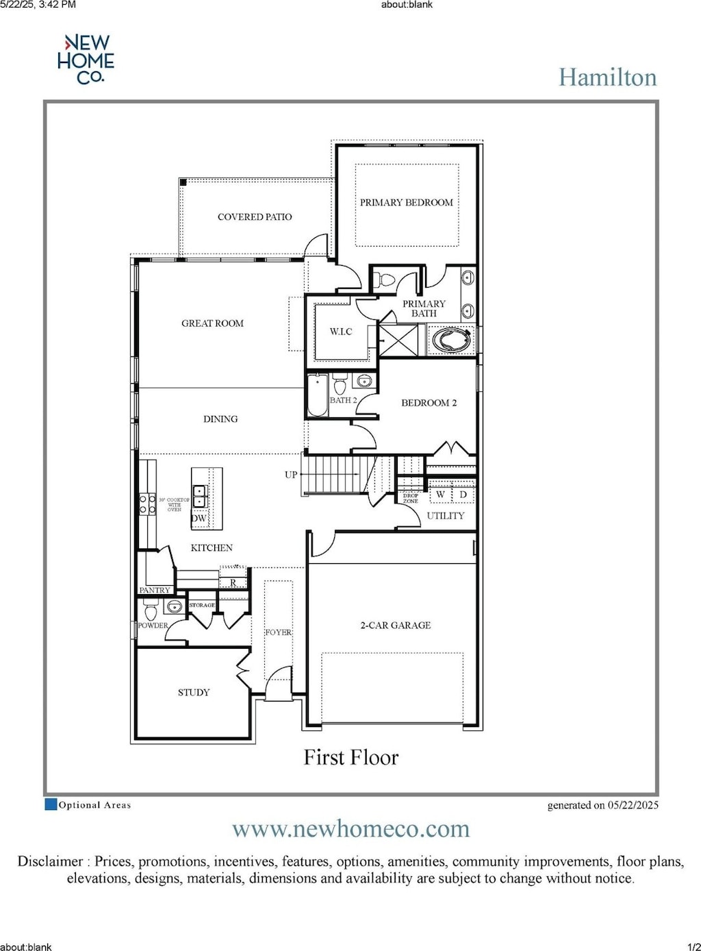 21111 Flowerhorn Dr, Cypress, TX 77433 - home floor plan