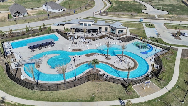21114 Flowerhorn Dr, Cypress, TX 77433 - bird's eye view of a pool