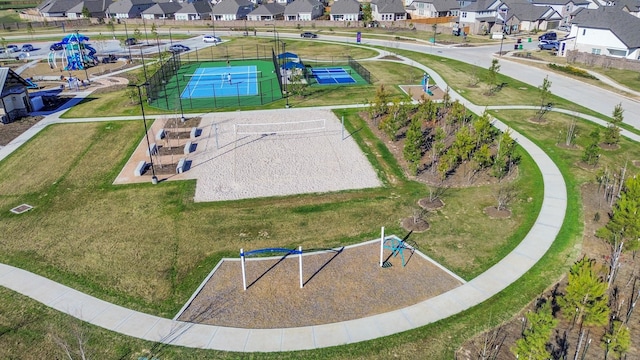 21114 Flowerhorn Dr, Cypress, TX 77433 - aerial perspective of suburban area with a park