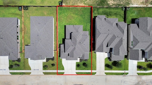 21114 Flowerhorn Dr, Cypress, TX 77433 - aerial view of residential area featuring property boundaries highlighted