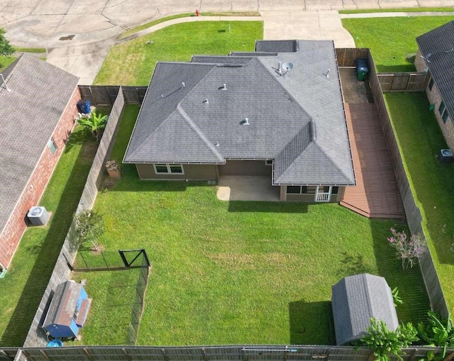107 Brazos Ct, Richwood, TX 77531 - aerial view of property and surrounding area