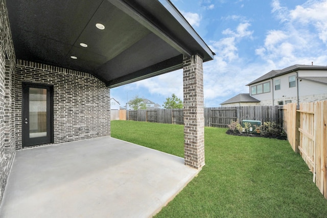 21122 Flowerhorn Dr, Cypress, TX 77433 - view of yard featuring a patio
