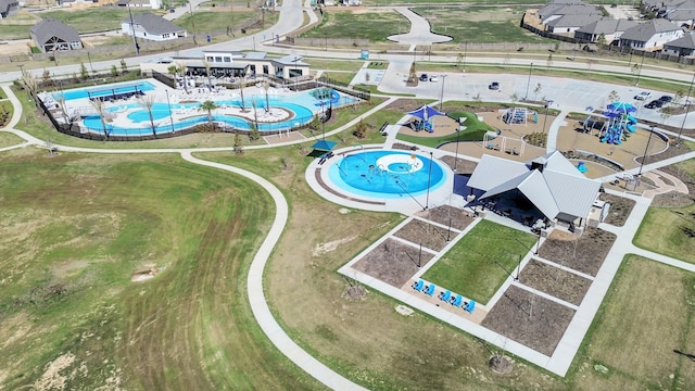 21130 Flowerhorn Dr, Cypress, TX 77433 - aerial view of a pool